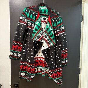 Vibrant Holiday Knit Sweater